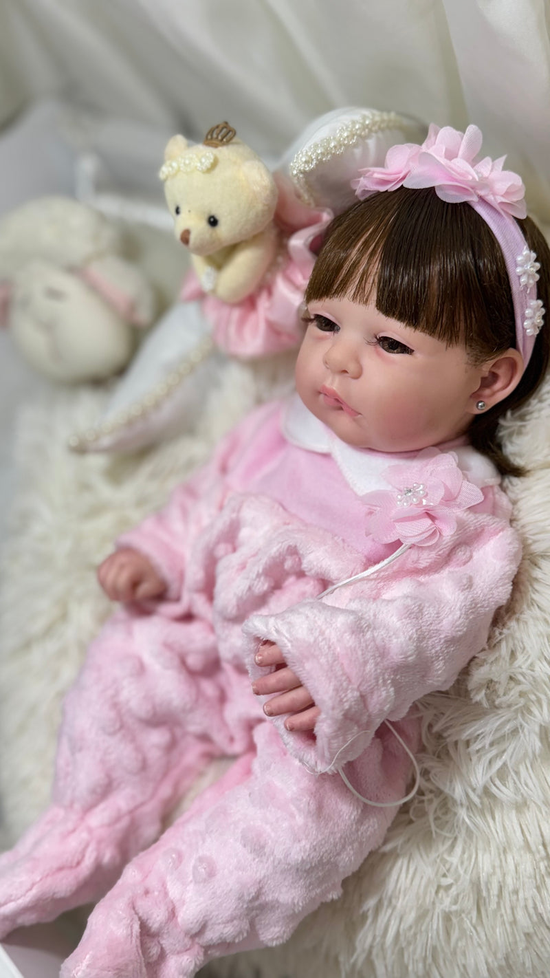 Bebê Reborn Original Yummi + Enxoval COMPLETO + 12X sem juros+  Frete Grátis