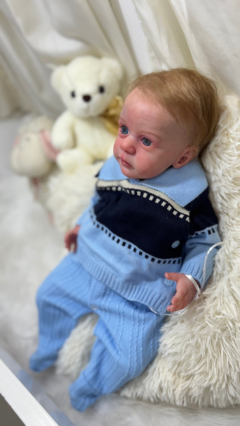 Bebe Reborn Premium Luccas + Enxoval COMPLETO + 12X Sem Juros + Frete Grátis