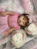 Bebê Reborn Abgail Princesa que faz xixi e coco + Enxoval COMPLETO + 12X sem juros + Frete Grátis