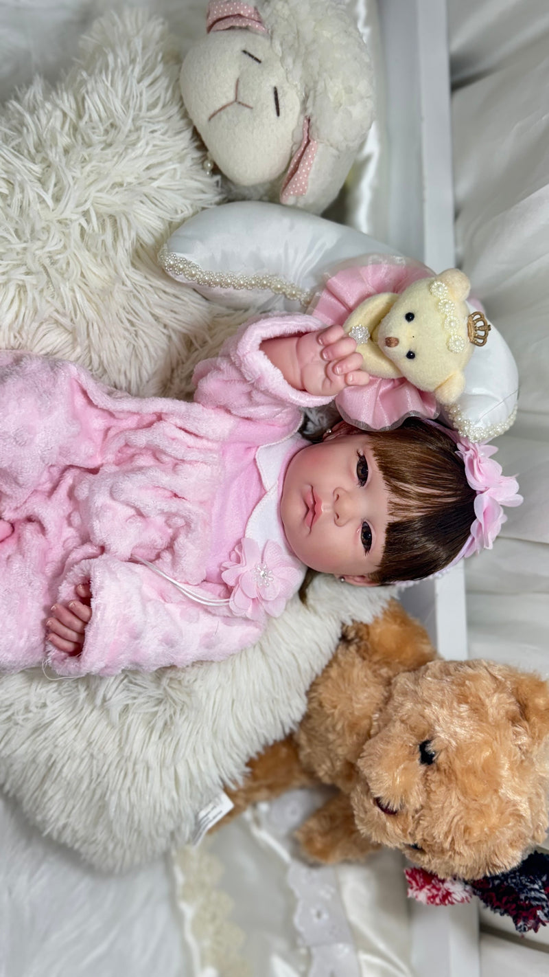 Bebê Reborn Original Yummi + Enxoval COMPLETO + 12X sem juros+  Frete Grátis