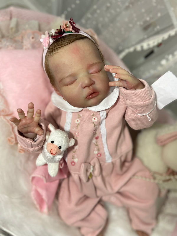 Bebê Reborn Ammy  Super Premium Lançamento 2024+ Enxoval de brinde+ 6X sem juros+ Frete Grátis