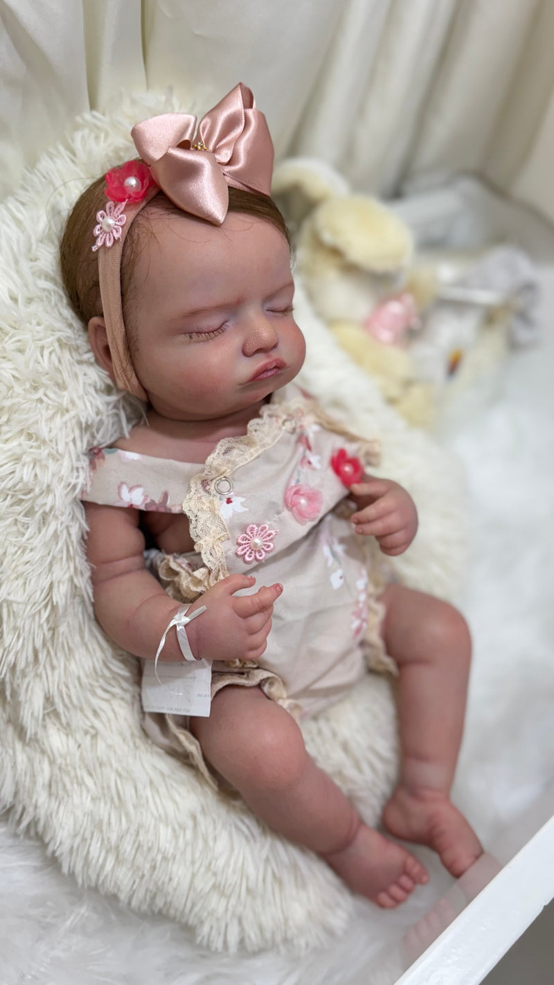 Bebe Reborn PREMIUM Rosalie + Enxoval COMPLETO + 12x Sem Juros +Frete Grátis