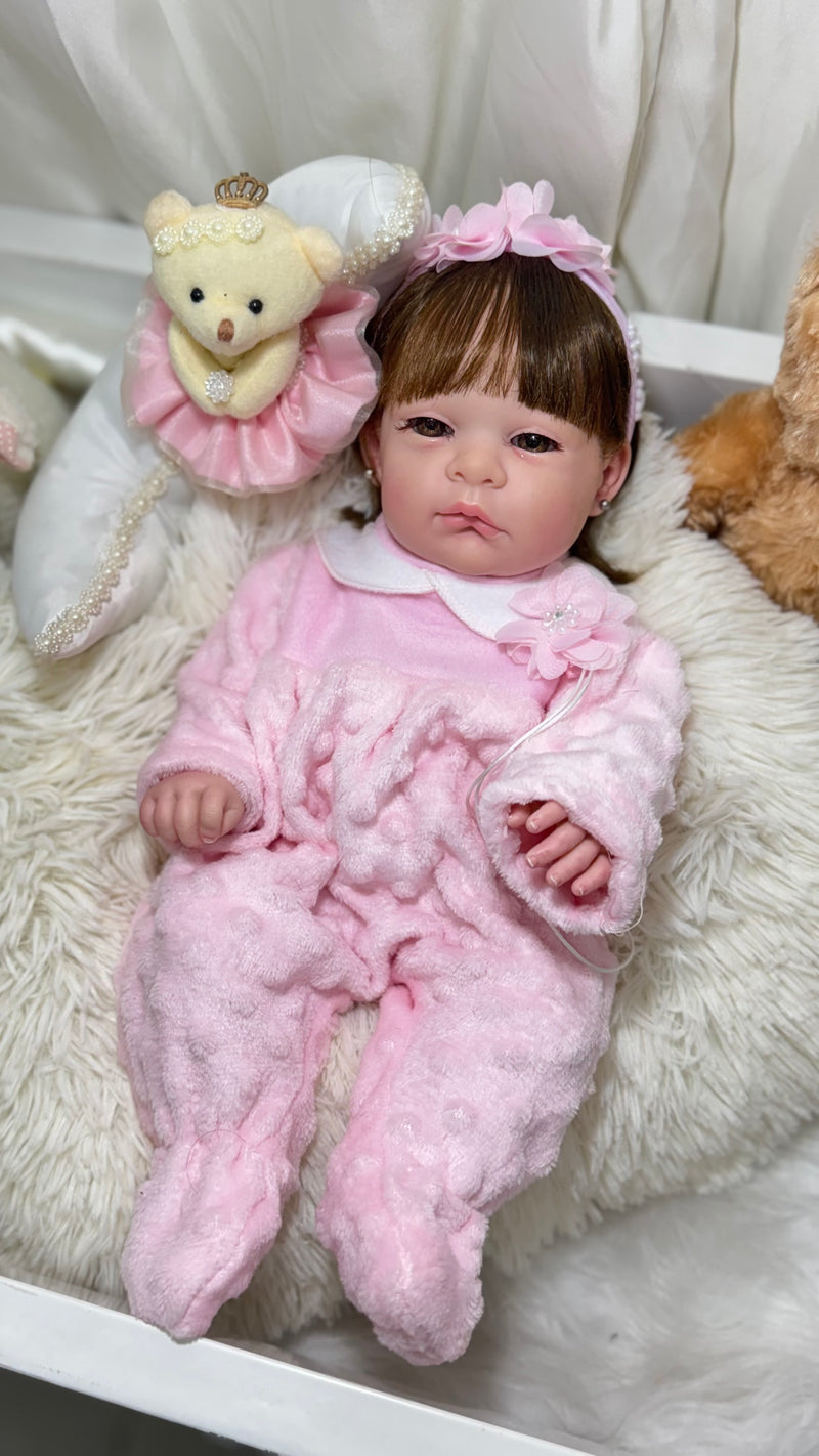 Bebê Reborn Original Yummi + Enxoval COMPLETO + 12X sem juros+  Frete Grátis