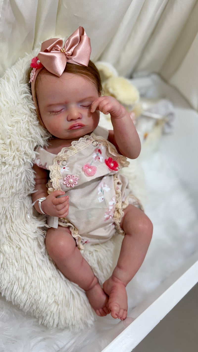 Bebe Reborn PREMIUM Rosalie + Enxoval COMPLETO + 12x Sem Juros +Frete Grátis