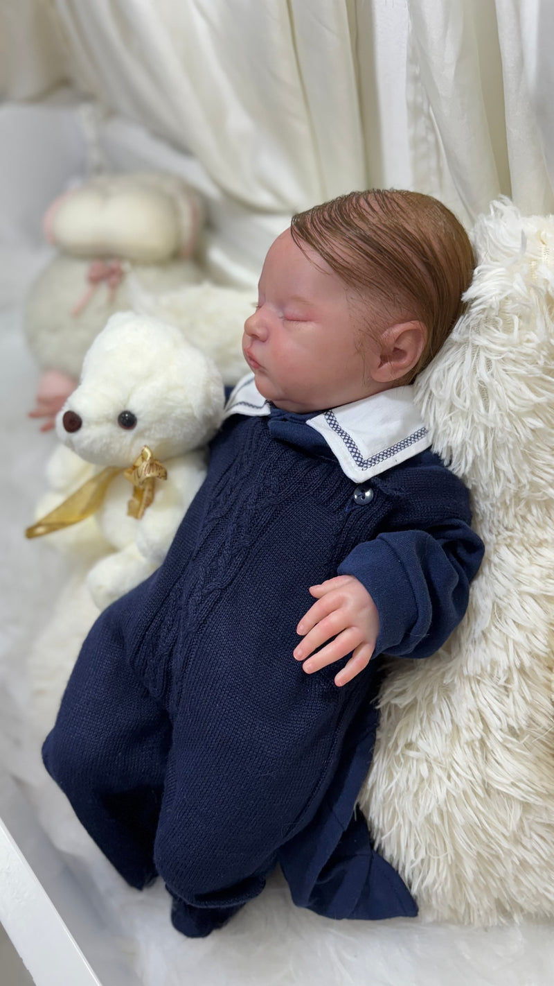 Bebe Reborn PREMIUM Ravi + Enxoval de Completo + Frete Grátis