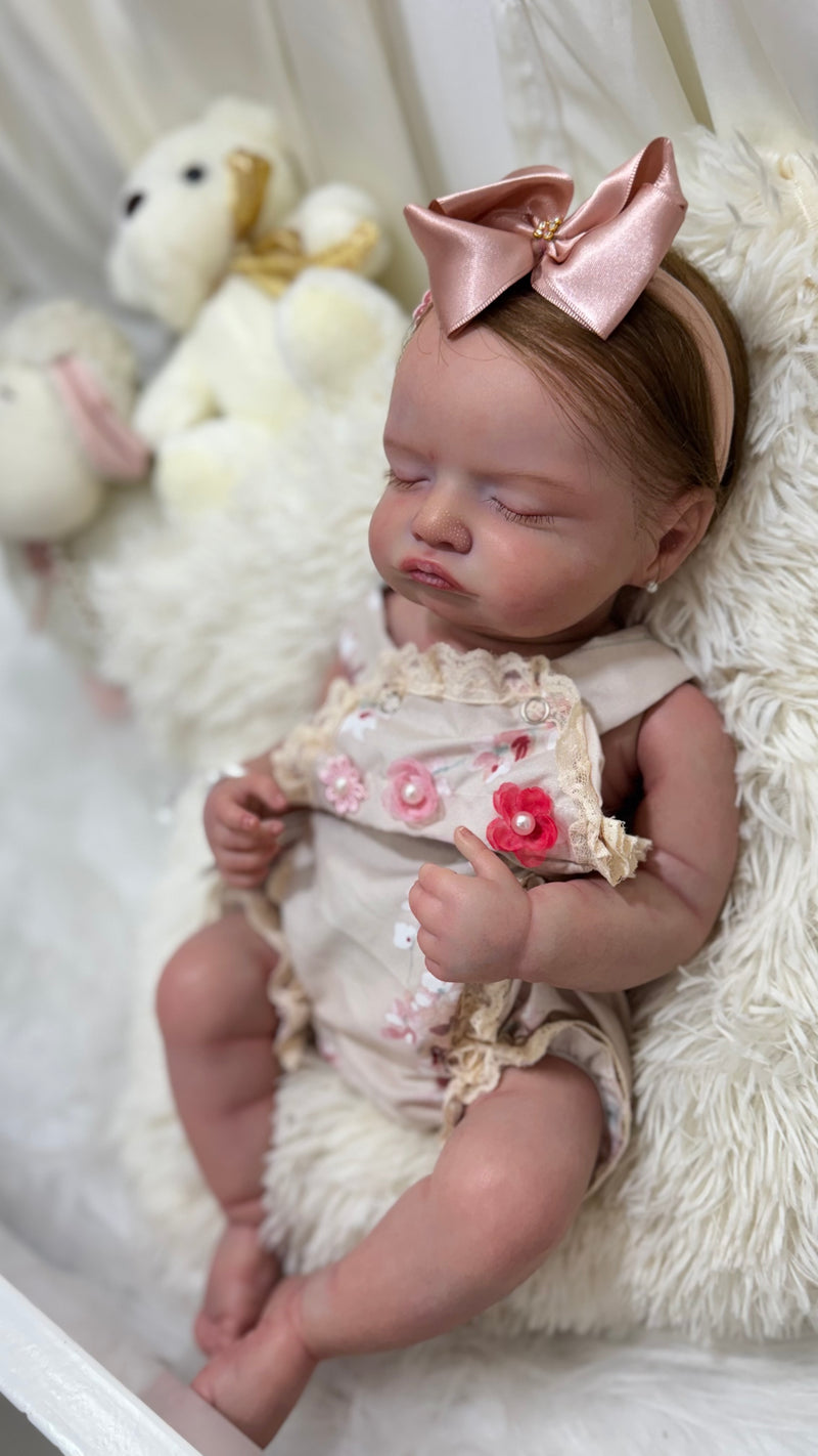 Bebe Reborn PREMIUM Rosalie + Enxoval COMPLETO + 12x Sem Juros +Frete Grátis