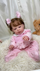 Bebê Reborn Maria Flor Lançamento + Enxoval COMPLETO + 12X SEM JUROS + Frete Grátis