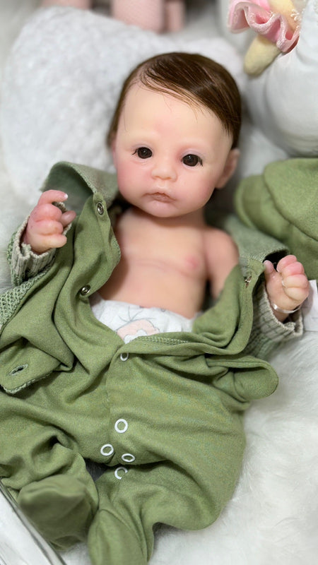 Bebê Reborn Menino Silicone Sólido Lucca  Premium  Lançamento 2024+ Enxoval de brinde+ 6X sem juros+ Frete Grátis (cópia)