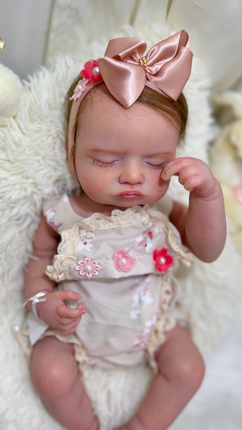 Bebe Reborn PREMIUM Rosalie + Enxoval COMPLETO + 12x Sem Juros +Frete Grátis