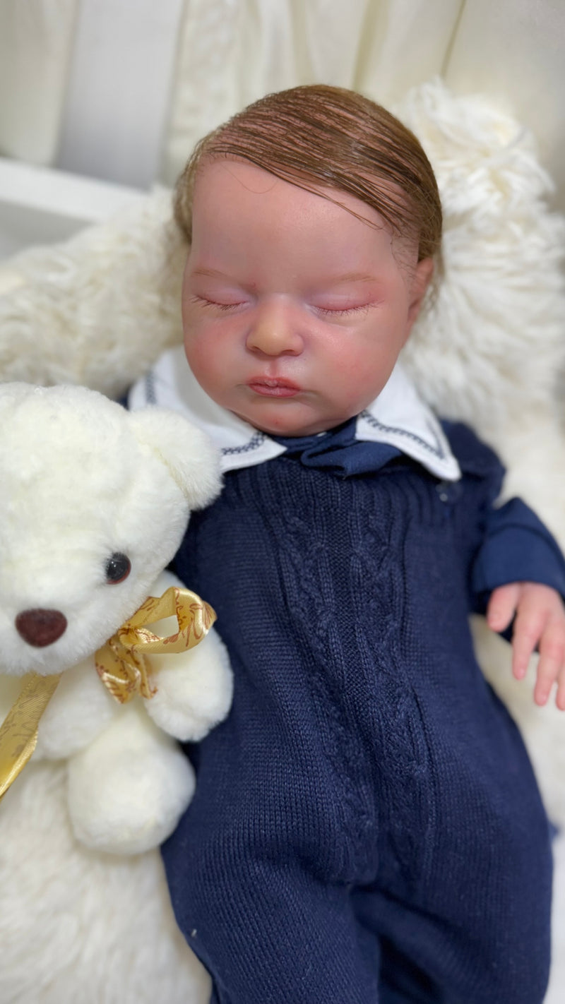 Bebe Reborn PREMIUM Ravi + Enxoval de Completo + Frete Grátis