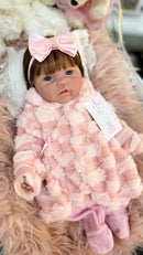 Bebê Reborn de Silicone Sólido Maria Mama e Faz Xixi