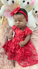 Bebê Reborn Twin 45cm de Silicone Sólido que Mama e Faz Xixi