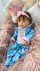 Bebê Reborn Silicone Sólido que Mama e Faz Xixi Marie 43 cm