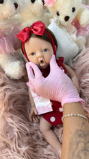 Bebê Reborn Silicone Sólido que Mama e Faz Xixi Marie 43 cm