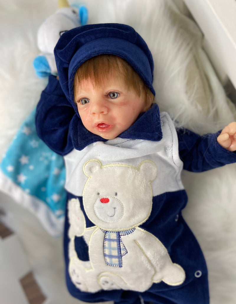 Bebê Reborn Menino Silicone Sólido Premium  Lançamento 2024+ Enxoval de brinde+ 6X sem juros+ Frete Grátis