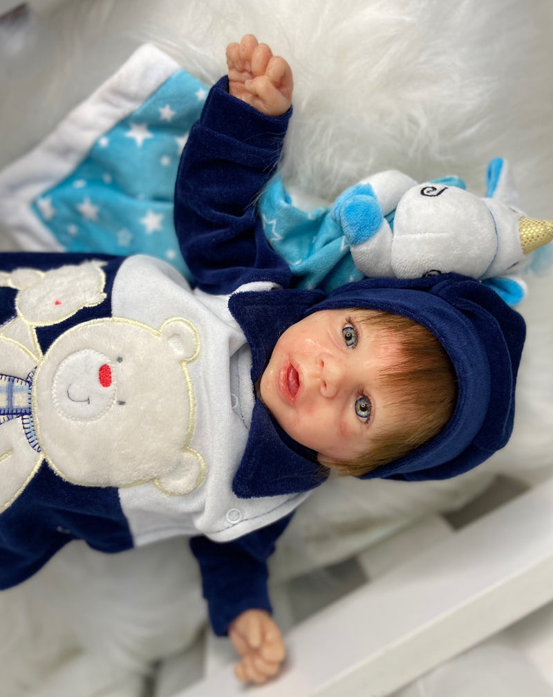 Bebê Reborn Menino Silicone Sólido Premium  Lançamento 2024+ Enxoval de brinde+ 6X sem juros+ Frete Grátis