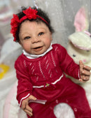 Bebê Reborn cacheada PEÇA ÚNICA + Enxoval COMPLETO + 12X sem juros + Frete Grátis