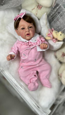 Bebê Reborn Anny faz cocô e xixi  2025 + Enxoval COMPLETO de brinde+ 12X sem juros + Frete Grátis