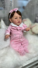 Bebê Reborn Anny faz cocô e xixi  2025 + Enxoval COMPLETO de brinde+ 12X sem juros + Frete Grátis