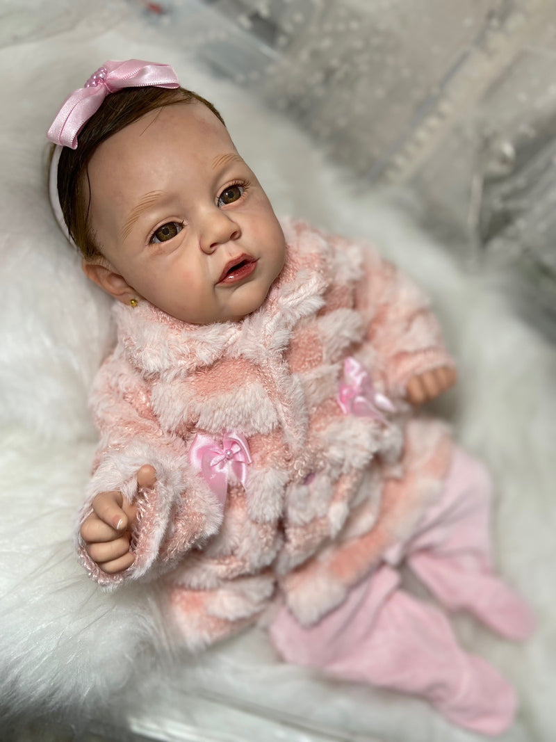 Bebê Reborn Anny de inverno 2025 + Enxoval de brinde+ 6X sem juros+ Frete Grátis