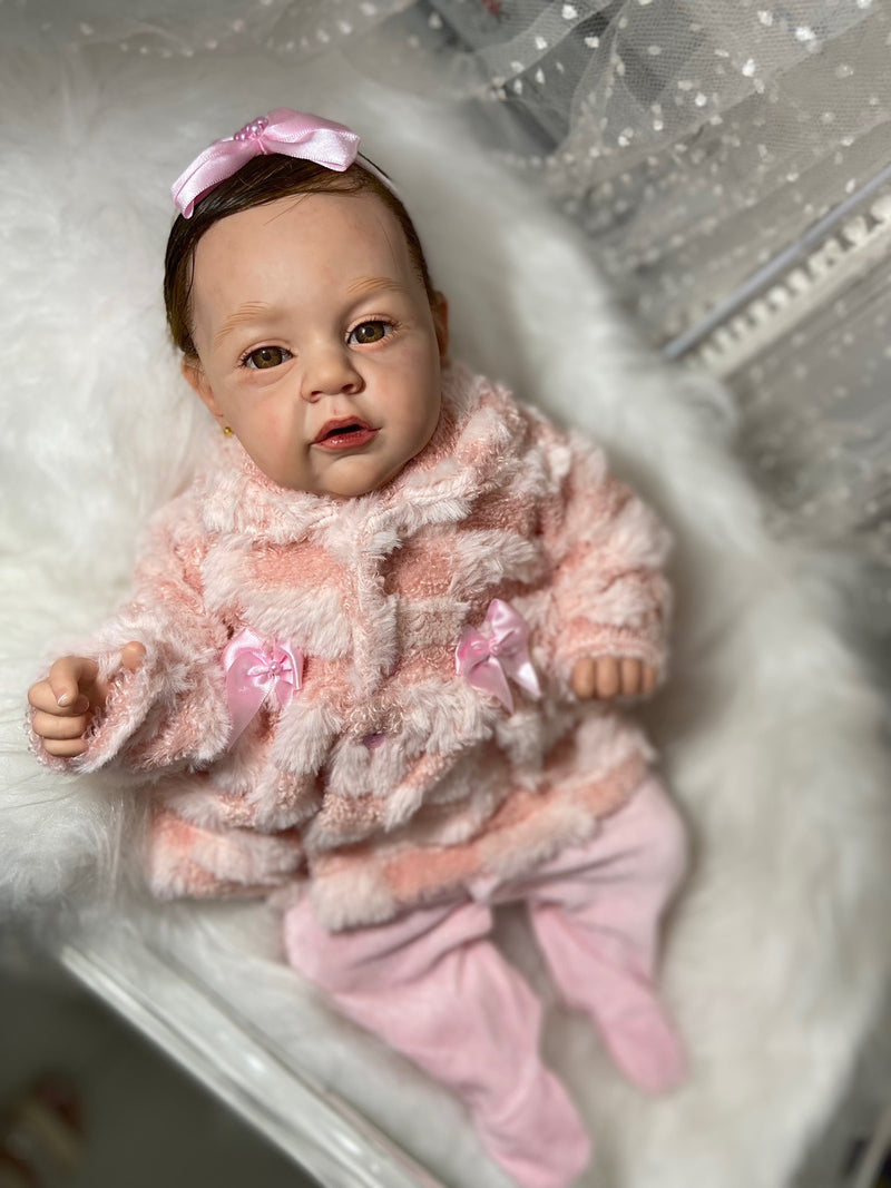Bebê Reborn Anny de inverno 2025 + Enxoval de brinde+ 6X sem juros+ Frete Grátis