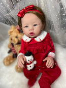 Bebê Reborn Abgail faz cocô e xixi + Enxoval COMPLETO + 12X sem juros + Frete Grátis