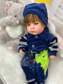 Bebê Reborn Yummi tecido + Enxoval COMPLETO + 12X sem juros + Frete Grátis