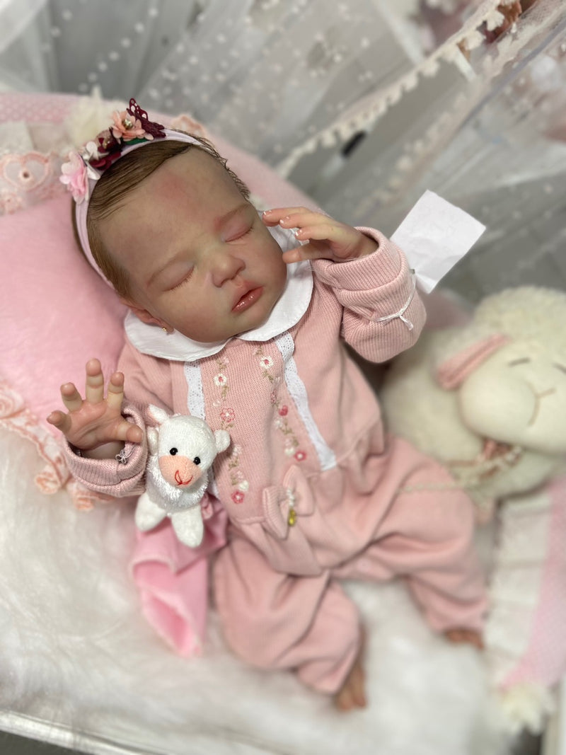 Bebê Reborn Ammy  Super Premium Lançamento 2024+ Enxoval de brinde+ 6X sem juros+ Frete Grátis