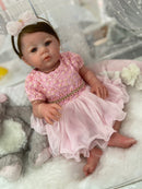 Bebê Reborn Abgail princesa  Enxoval COMPLETO + 12X sem juros + Frete Grátis