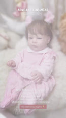 Bebê Reborn Maria Flor Lançamento + Enxoval COMPLETO + 12X SEM JUROS + Frete Grátis